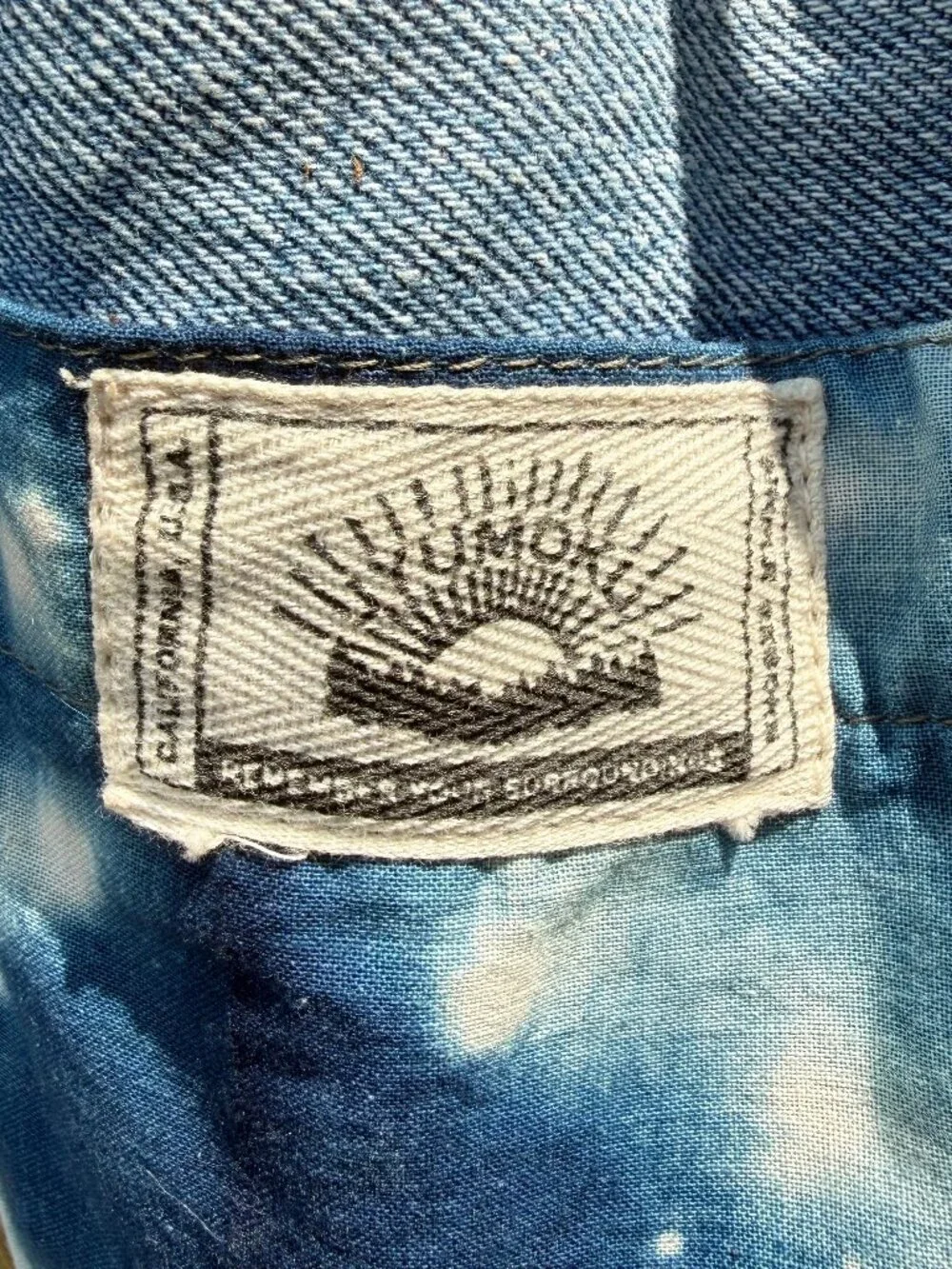 Jyumoku Denim & Shibori Patchwork Tote Bag